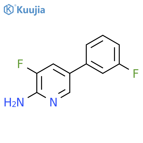 3-Fluoro-5-(3-fluorophenyl)pyridin-2-amine structure