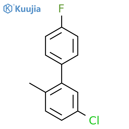 5-Chloro-4'-fluoro-2-methylbiphenyl structure