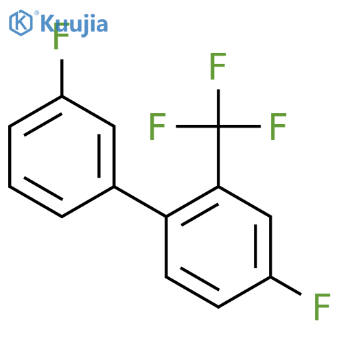 4,3'-Difluoro-2-(trifluoromethyl)biphenyl structure