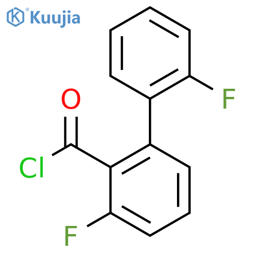 2',3-Difluorobiphenyl-2-carbonyl chloride structure