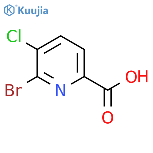 6-Bromo-5-chloropicolinic acid structure