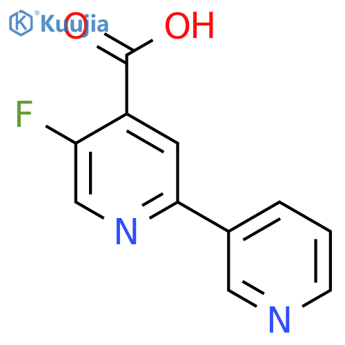 5-Fluoro-2-(pyridin-3-yl)isonicotinic acid structure