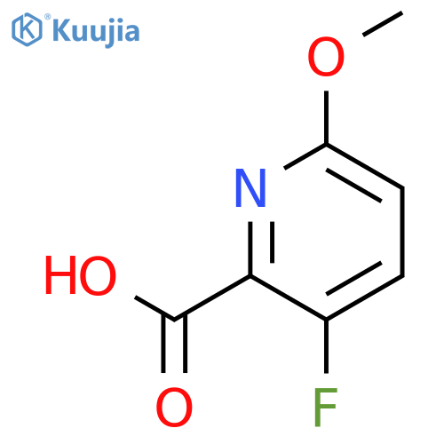 3-Fluoro-6-methoxypyridine-2-carboxylic acid structure