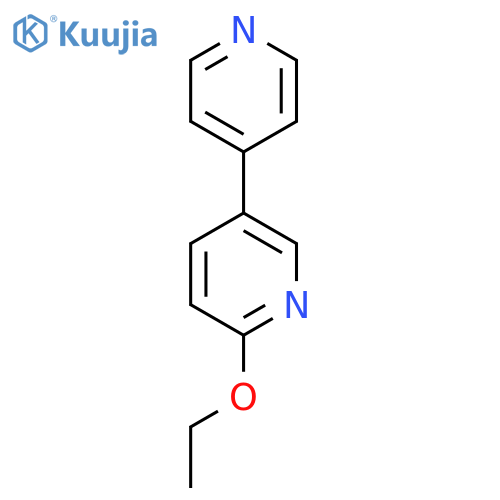 2-Ethoxy-5-(pyridin-4-yl)pyridine structure