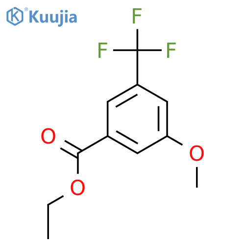 3-Methoxy-5-trifluoromethyl-benzoic acid ethyl ester structure