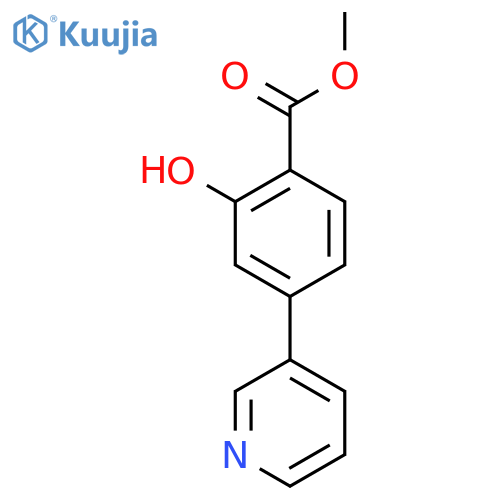 Methyl 2-hydroxy-4-(pyridin-3-yl)benzoate structure