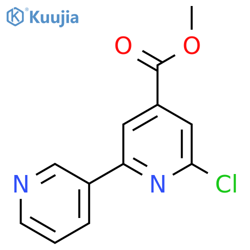 Methyl 2-chloro-6-(pyridin-3-yl)isonicotinate structure