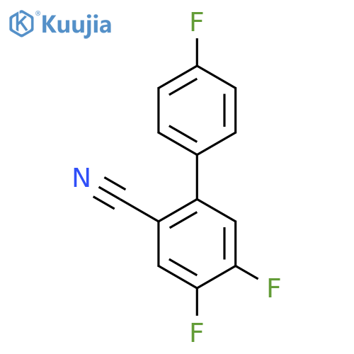 4',4,5-Trifluorobiphenyl-2-carbonitrile structure