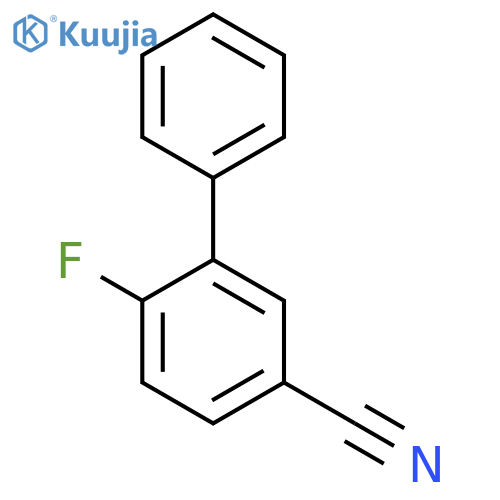 4-Fluoro-3-phenylbenzonitrile structure