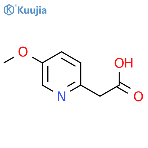 2-(5-Methoxypyridin-2-yl)acetic acid structure