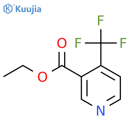 Ethyl 4-(trifluoromethyl)nicotinate structure
