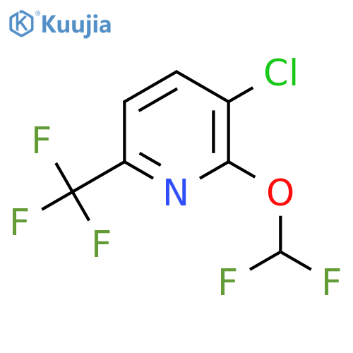 3-Chloro-2-(difluoromethoxy)-6-(trifluoromethyl)pyridine structure