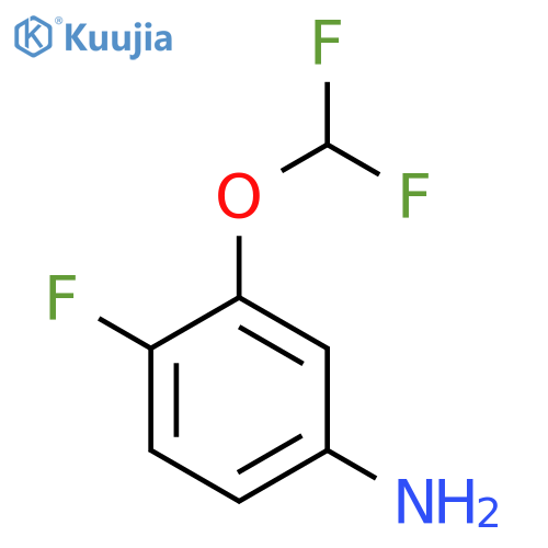 3-(Difluoromethoxy)-4-fluoroaniline structure