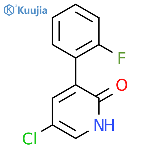 5-Chloro-3-(2-fluorophenyl)pyridin-2-ol structure