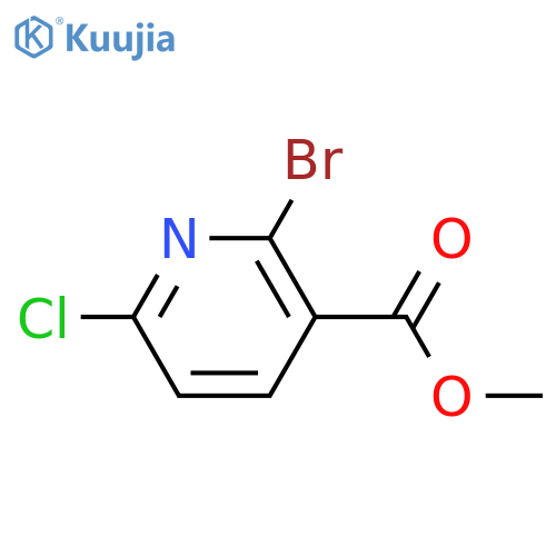 Methyl 2-bromo-6-chloronicotinate structure