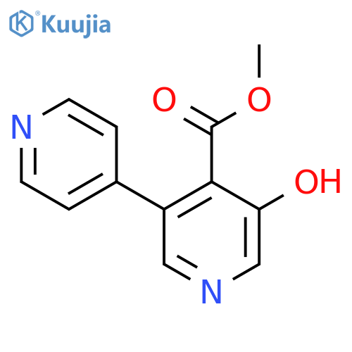 Methyl 3-hydroxy-5-(pyridin-4-yl)isonicotinate structure