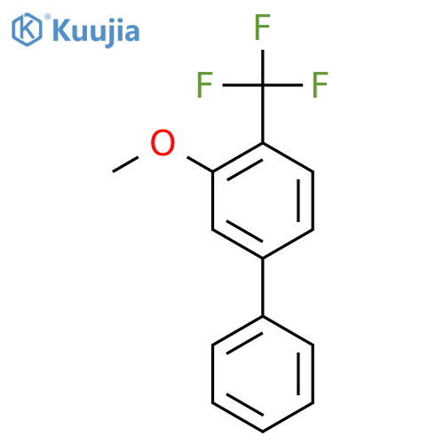 3-Methoxy-4-(trifluoromethyl)biphenyl structure