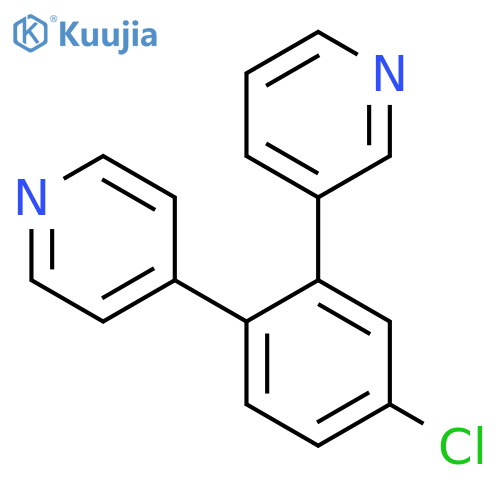3-(5-Chloro-2-(pyridin-4-yl)phenyl)pyridine structure