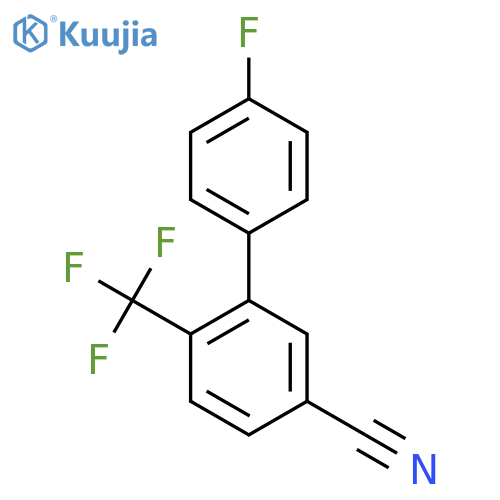 4'-Fluoro-2-(trifluoromethyl)biphenyl-5-carbonitrile structure