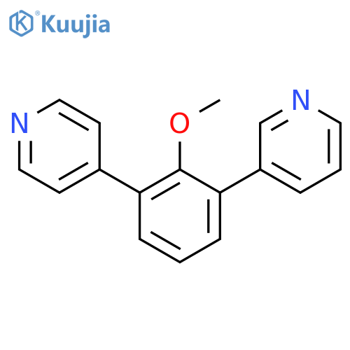 3-(2-Methoxy-3-(pyridin-4-yl)phenyl)pyridine structure