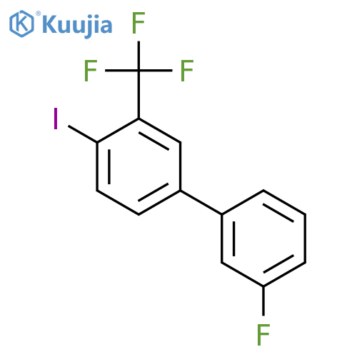 3'-Fluoro-4-iodo-3-(trifluoromethyl)biphenyl structure