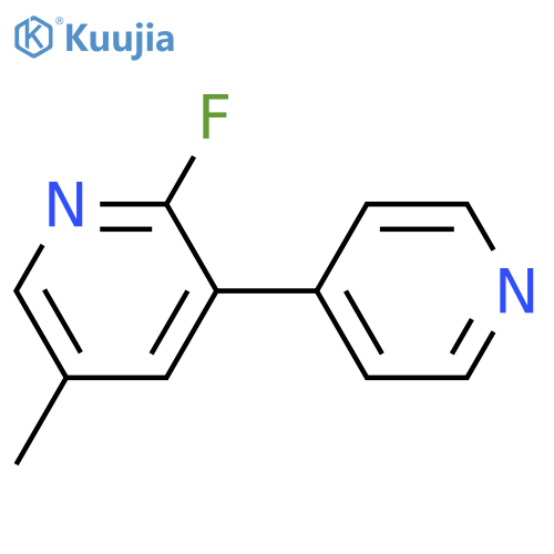 2-Fluoro-5-methyl-3-(pyridin-4-yl)pyridine structure