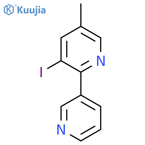3-Iodo-5-methyl-2-(pyridin-3-yl)pyridine structure