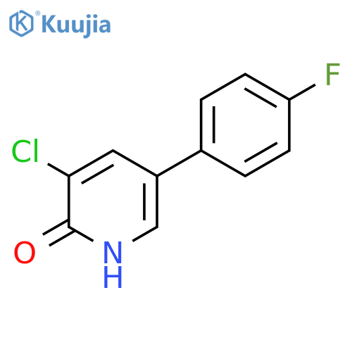 3-Chloro-5-(4-fluorophenyl)pyridin-2-ol structure