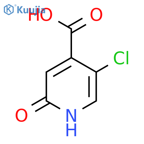 5-Chloro-2-hydroxyisonicotinic acid structure
