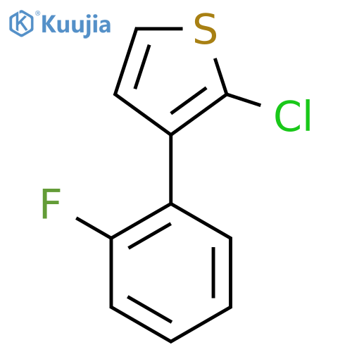 2-Chloro-3-(2-fluorophenyl)thiophene structure