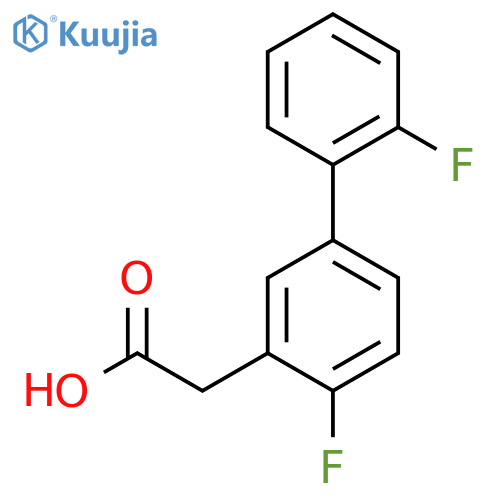 2-(2',4-Difluorobiphenyl-3-yl)acetic acid structure