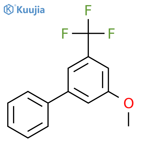 3-Methoxy-5-(trifluoromethyl)biphenyl structure