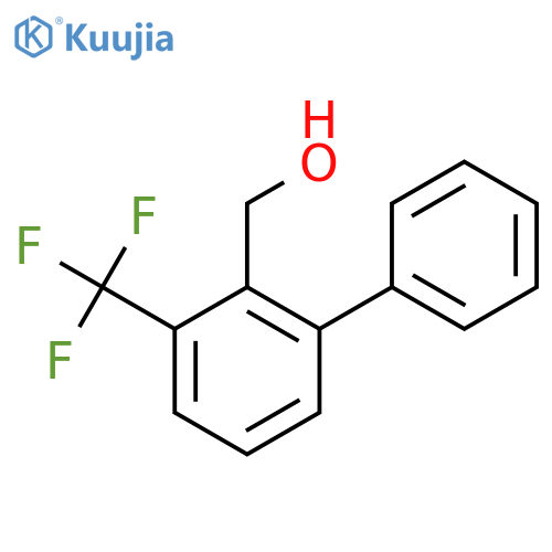 (3-(Trifluoromethyl)biphenyl-2-yl)methanol structure