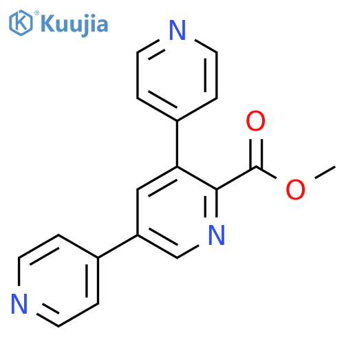 Methyl 3,5-di(pyridin-4-yl)picolinate structure