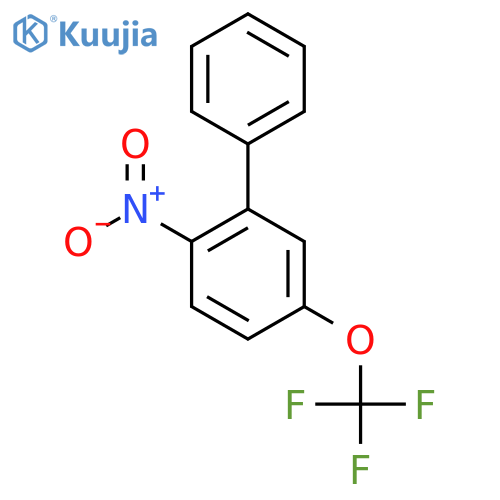 2-Nitro-5-(trifluoromethoxy)biphenyl structure