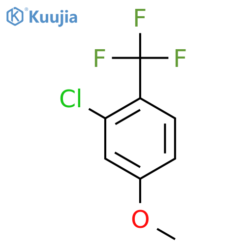 2-Chloro-4-methoxy-1-(trifluoromethyl)benzene structure