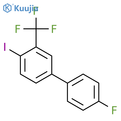 4'-Fluoro-4-iodo-3-(trifluoromethyl)biphenyl structure