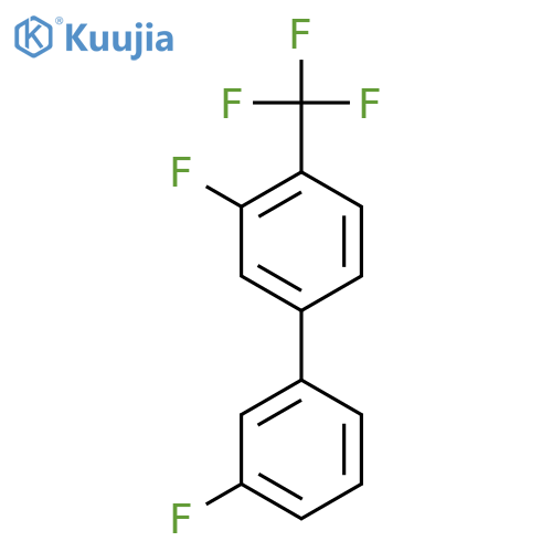 3,3'-Difluoro-4-(trifluoromethyl)biphenyl structure