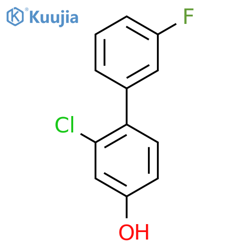 2-Chloro-3'-fluorobiphenyl-4-ol structure