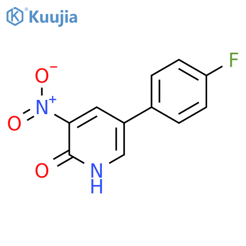 5-(4-Fluorophenyl)-3-nitropyridin-2-ol structure