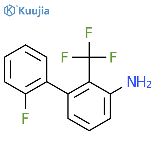 2'-Fluoro-2-(trifluoromethyl)biphenyl-3-amine structure