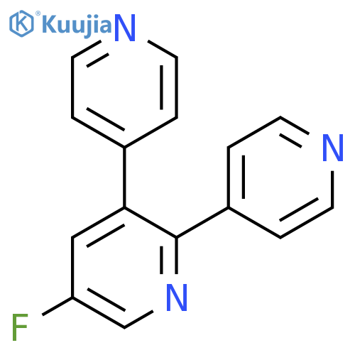 5-Fluoro-2,3-di(pyridin-4-yl)pyridine structure