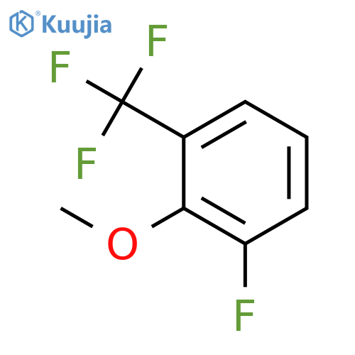 1-Fluoro-2-methoxy-3-(trifluoromethyl)benzene structure