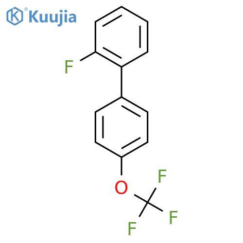 2-Fluoro-4'-(trifluoromethoxy)biphenyl structure