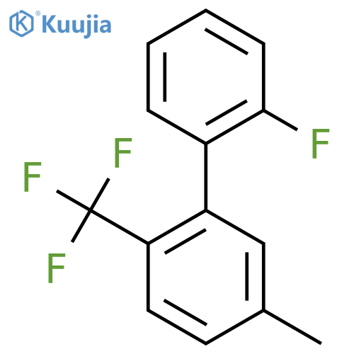 2'-Fluoro-5-methyl-2-(trifluoromethyl)biphenyl structure