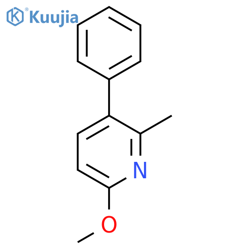 6-Methoxy-2-methyl-3-phenylpyridine structure