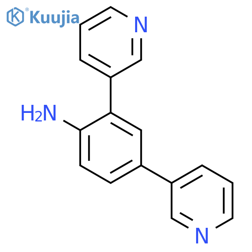 2,4-Di(pyridin-3-yl)benzenamine structure