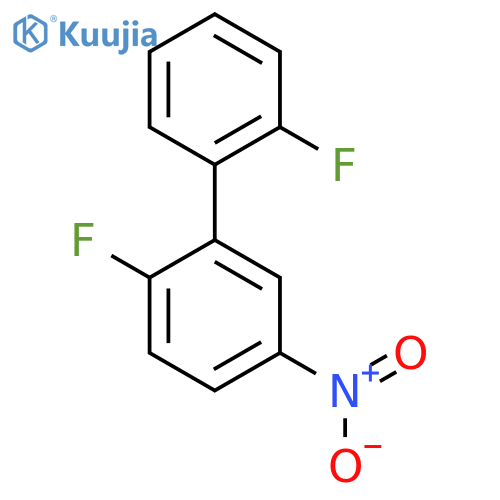 2,2'-Difluoro-5-nitrobiphenyl structure