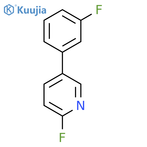 2-Fluoro-5-(3-fluorophenyl)pyridine structure