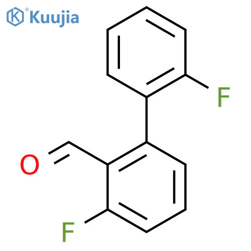 2',3-Difluorobiphenyl-2-carboxaldehyde structure